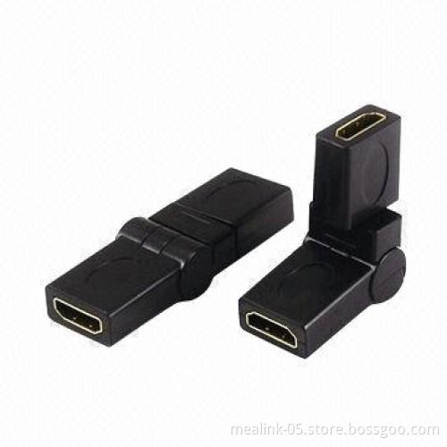 360° Rotation HDMI Female to Female Adapter, 100% Brand New and High Quality